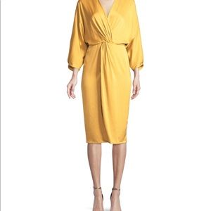 DVF silk wrap dress